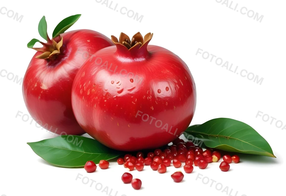 35mm Film Photography A Red Pomegranate Fruit With 49 Af66