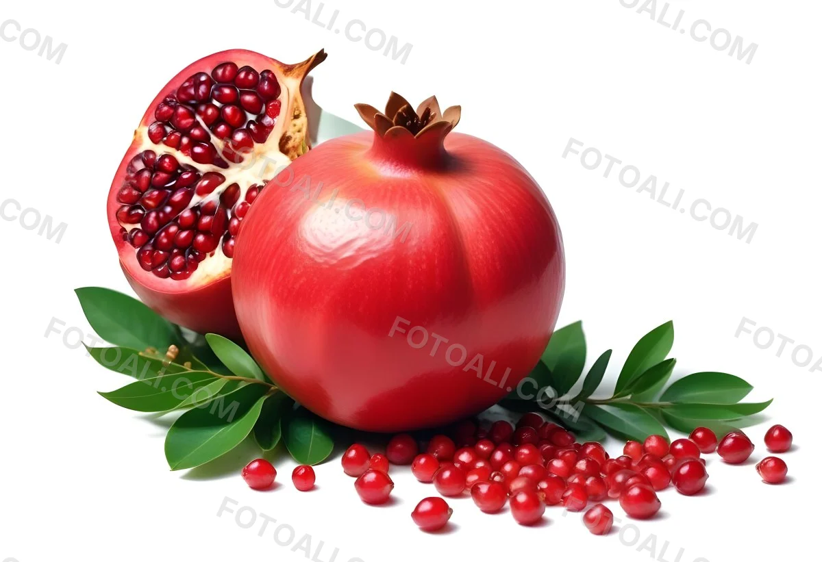 35mm Film Photography A Red Pomegranate Fruit With 52 8104