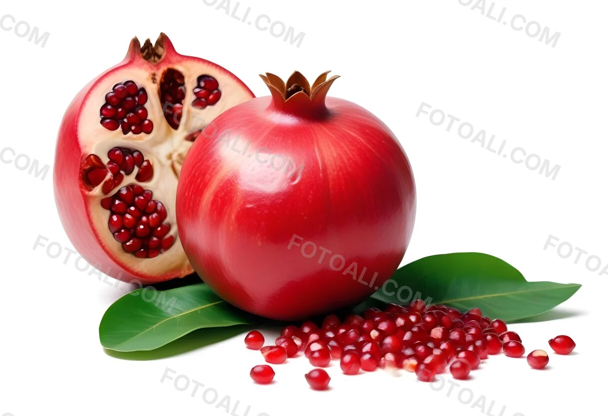 35mm Film Photography A Red Pomegranate Fruit With 54 527f