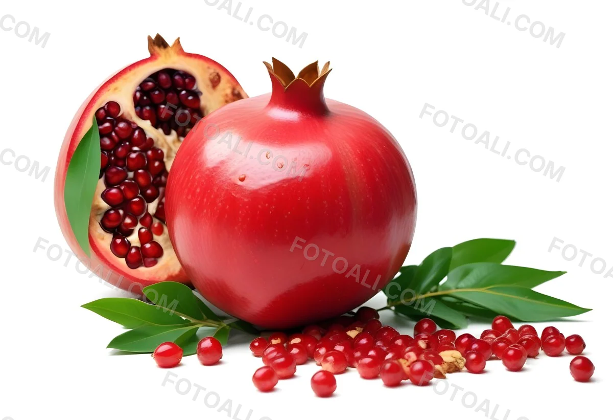 35mm Film Photography A Red Pomegranate Fruit With 56 9481