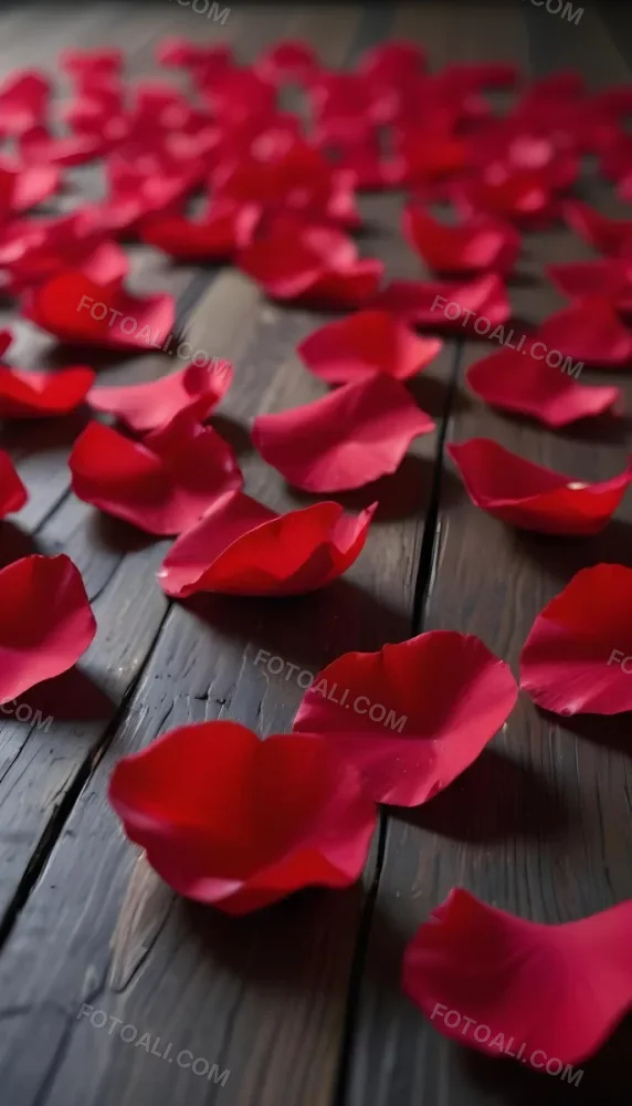 35mm Film Photography Red Rose Petals Scattered On A Wooden Surface The Petals Vary In Orientation And Overlap Slightly Creating A Vibrant Contrast Against The Dark Wood White Rose Petals Scattered On A Metal Surface 35 13ac