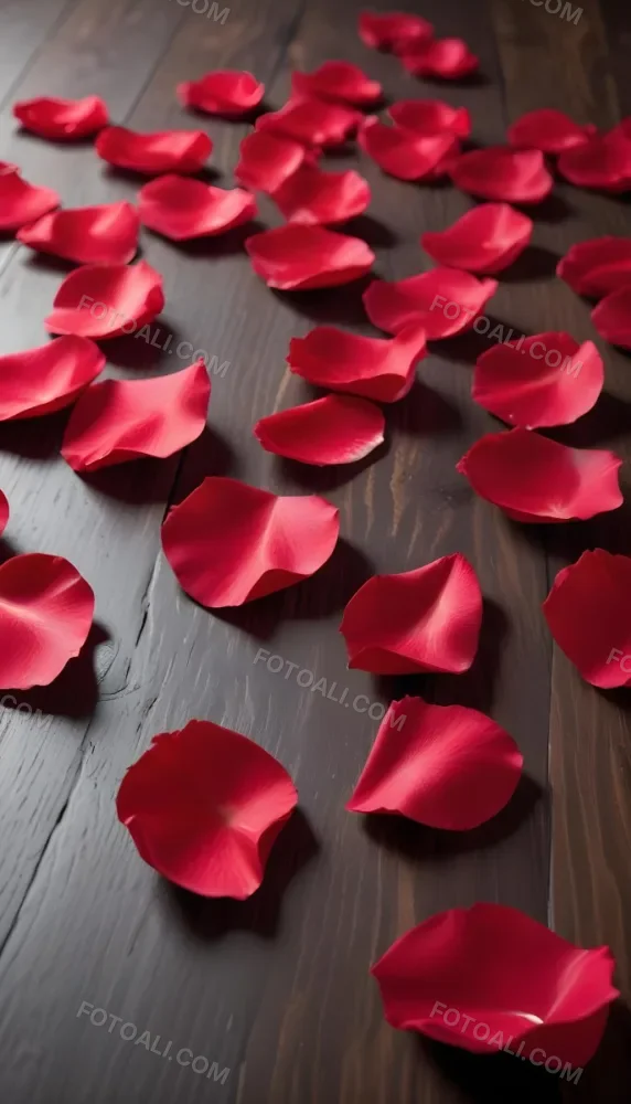 35mm Film Photography Red Rose Petals Scattered On A Wooden Surface The Petals Vary In Orientation And Overlap Slightly Creating A Vibrant Contrast Against The Dark Wood White Rose Petals Scattered On A Metal Surface 9 Ecd1