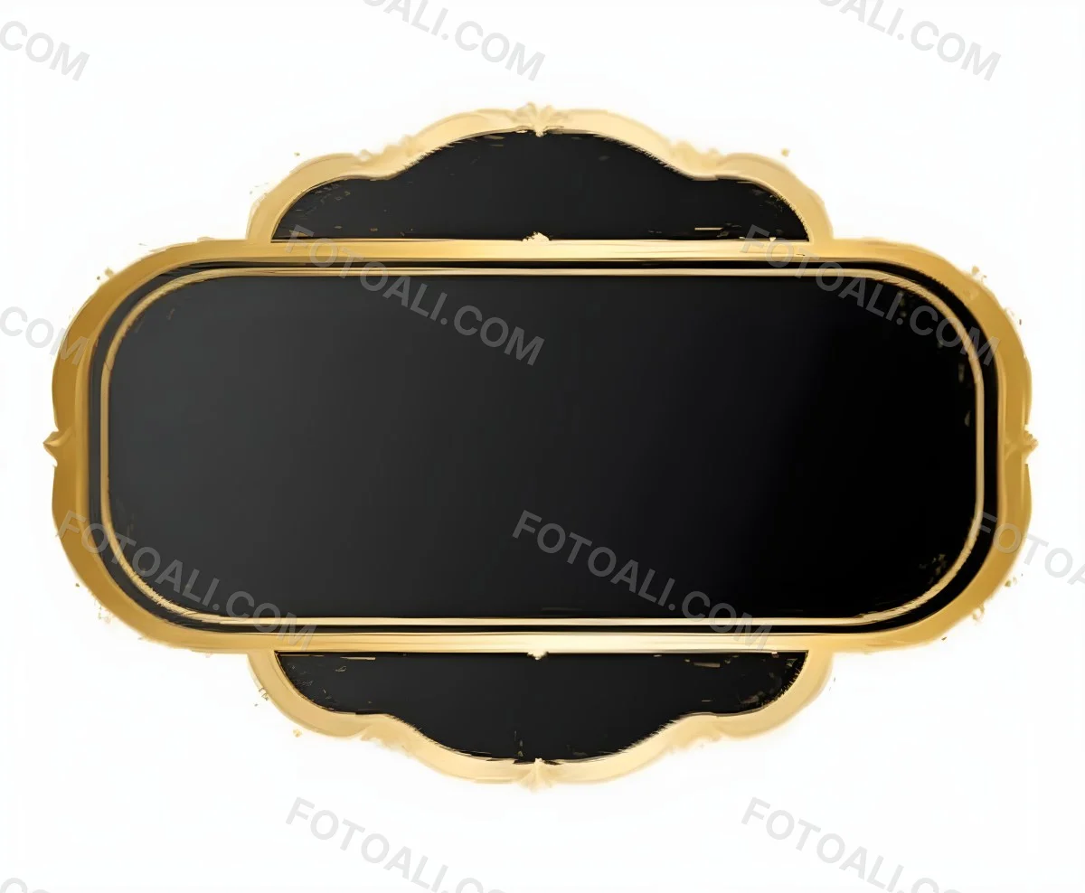 3d Model A Black And Gold Ornate Frame With Ornate Corners A Classic Design And A Black Background Figure Octane Render Volumetric Highly Detailed Videogame Aesthetic 24 3038