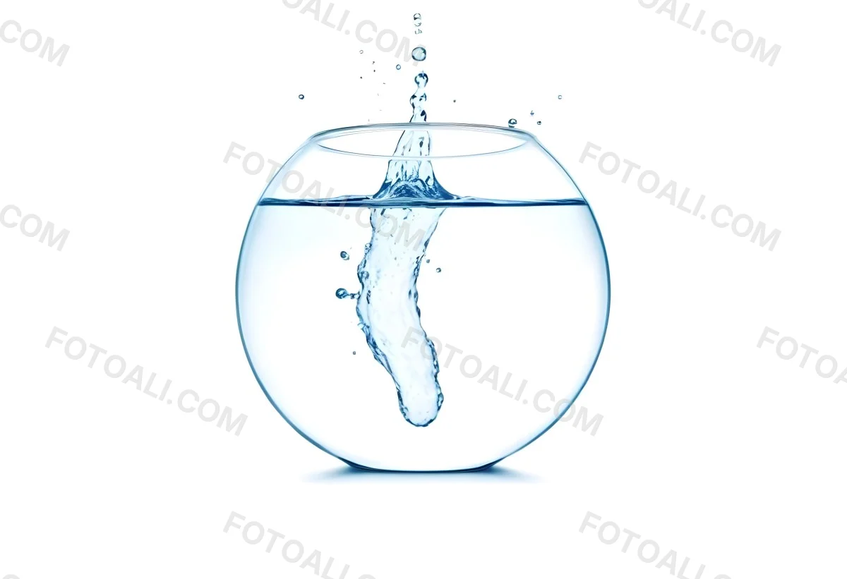 3d Model A Glass Filled With Water A Splash Of Water Is Visible The Background Is Plain White The Glass Is Made Of Clear Glass Figure Octane Render Volumetric Highly Detailed Videogame Aesthetic 16 1487