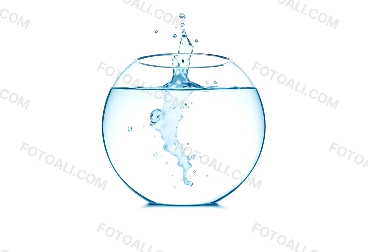 3d Model A Glass Filled With Water A Splash Of Water Is Visible The Background Is Plain White The Glass Is Made Of Clear Glass Figure Octane Render Volumetric Highly Detailed Videogame Aesthetic 33 Ad84