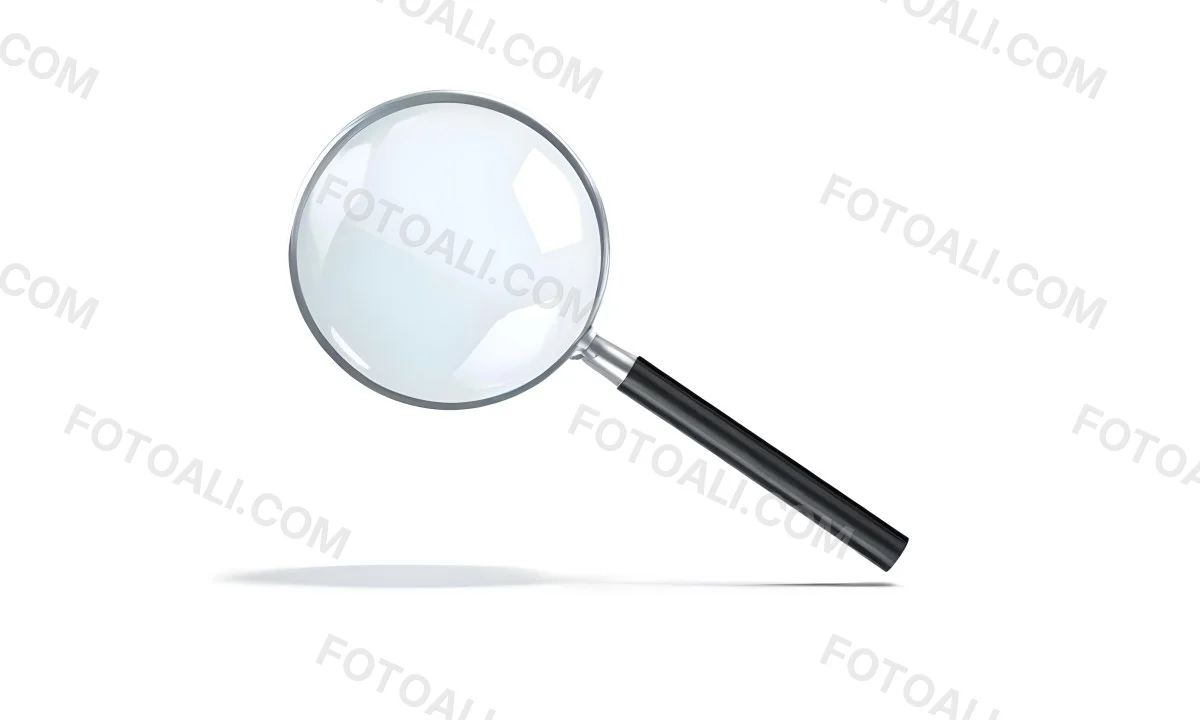 3d Model A Magnifying Glass With A Black Handle And A Silver Frame Casting A Shadow On A Black Background Figure Octane Render Volumetric Highly Detailed Videogame Aesthetic 11 D568