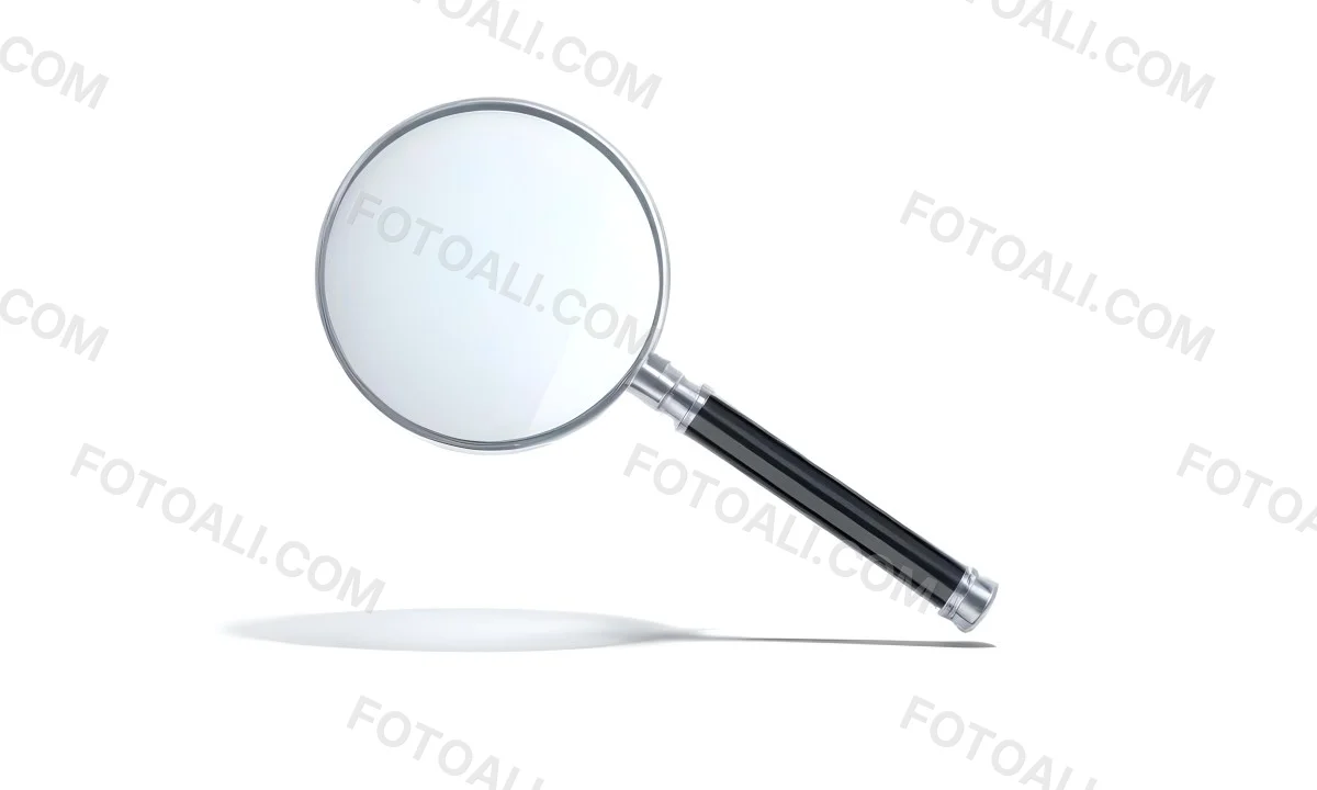 3d Model A Magnifying Glass With A Black Handle And A Silver Frame Casting A Shadow On A Black Background Figure Octane Render Volumetric Highly Detailed Videogame Aesthetic 8 3ea8
