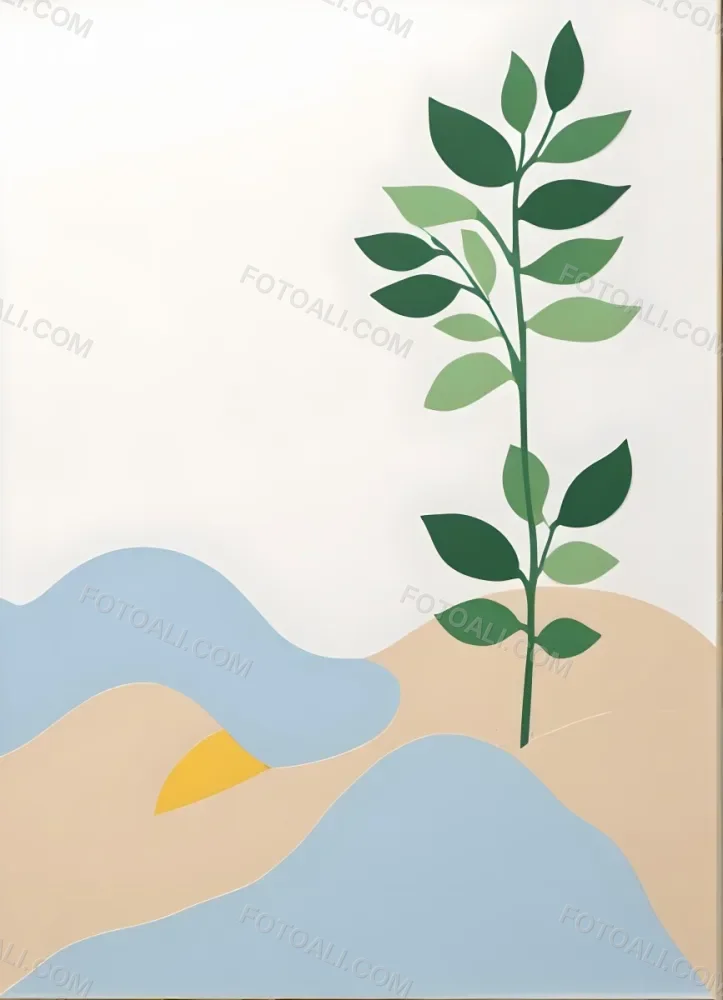 3d Model A Stylized Tree With A Brown Trunk And Green Leaves Featuring A Blank White Sign In The Center A Small Bird Is Perched On The Top Left Side Of The Sign The Base Of The Tree Has Some Grass And A Few Rocks Fi 90 C4e9