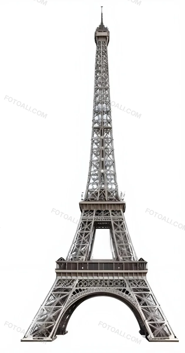 3d Model Eiffel Tower On A White Background Figure Octane Render Volumetric Highly Detailed Videogame Aesthetic 22 2d66