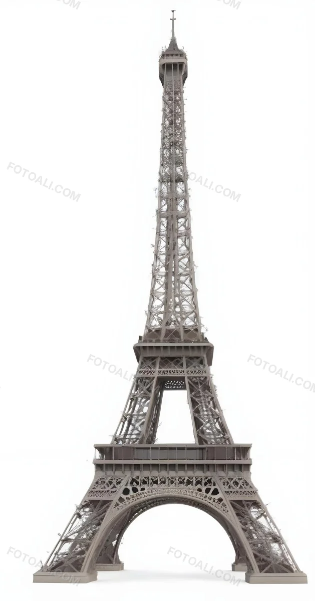 3d Model Eiffel Tower On A White Background Figure Octane Render Volumetric Highly Detailed Videogame Aesthetic 23 B813