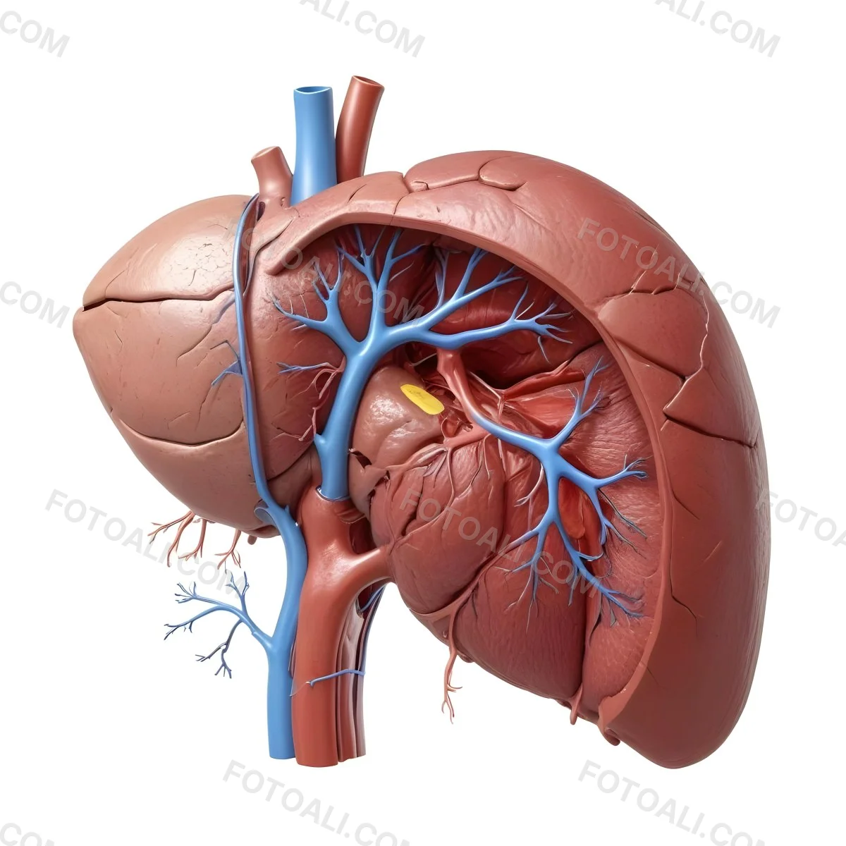 3d Model Human Liver Anatomy On A White Background Figure Octane Render Volumetric Highly Detailed Videogame Aesthetic 7 B729