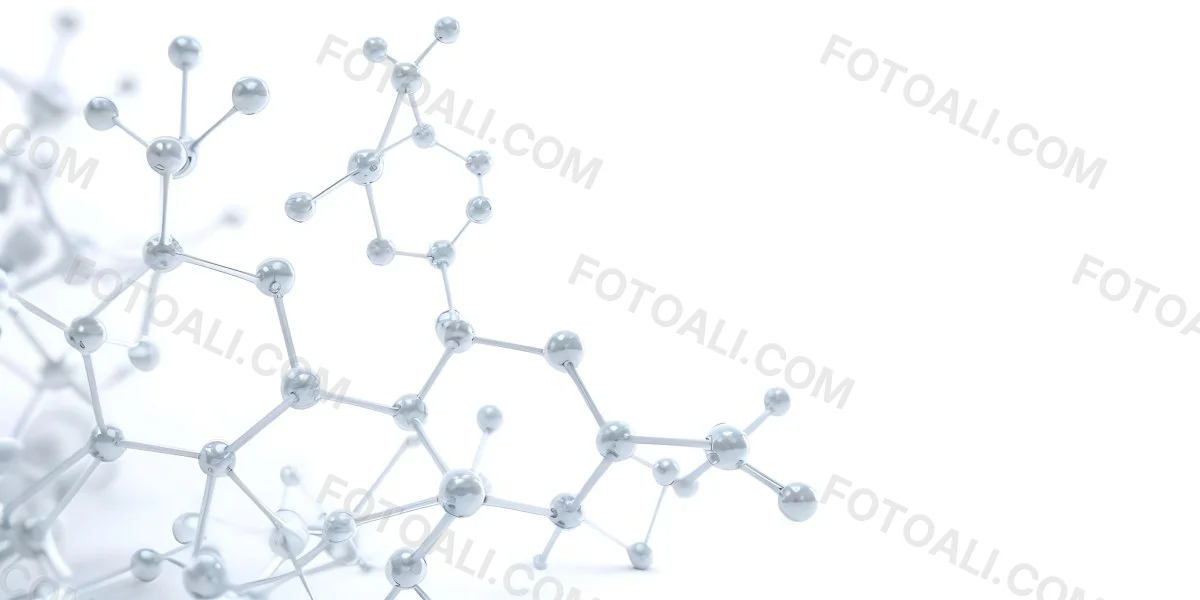 3d Model Molecular Structure With Interconnected Spheres And Rods Transparent Material Soft Shadows White Background Scientific Visualization Minimalist Composition Clean Aesthetic Modern Design Conceptual Rep 13 809f
