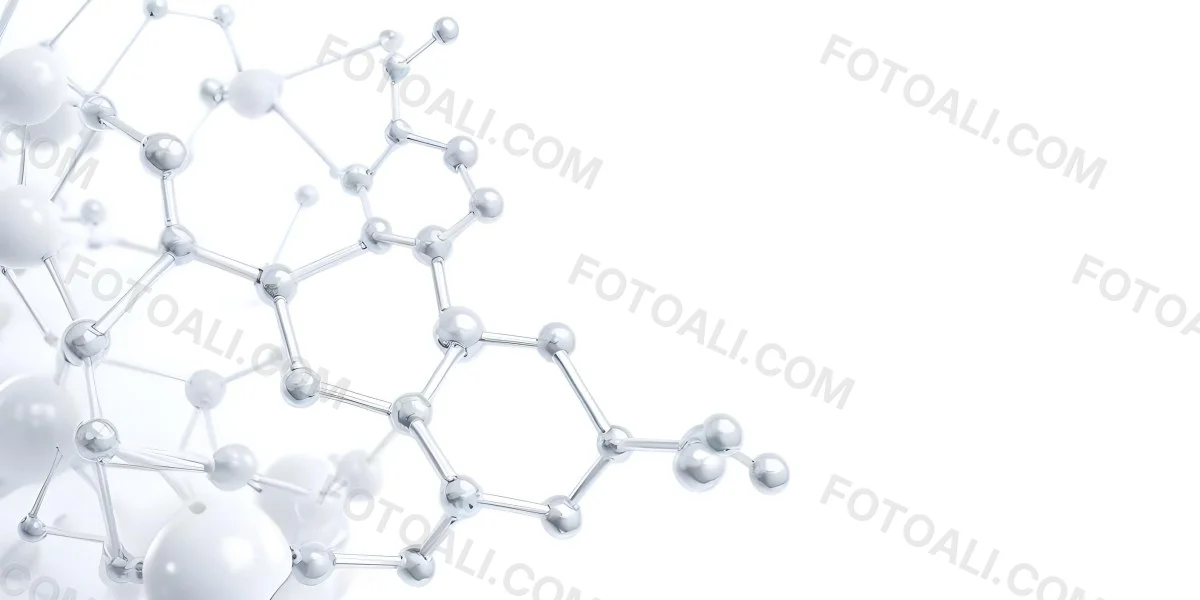 3d Model Molecular Structure With Interconnected Spheres And Rods Transparent Material Soft Shadows White Background Scientific Visualization Minimalist Composition Clean Aesthetic Modern Design Conceptual Rep 43 8cd4