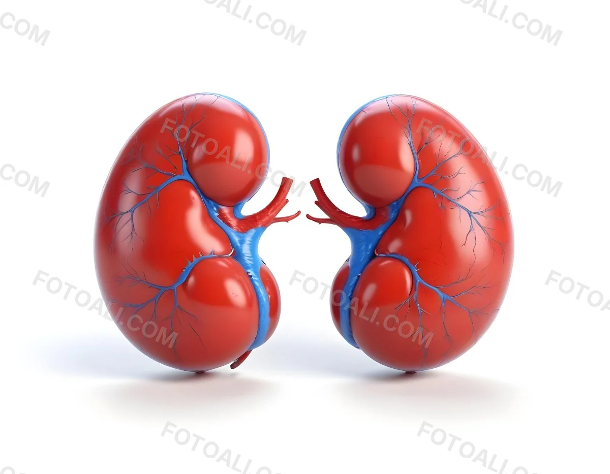 3d Model Two Red Kidneys With Blue And Red Veins On A Red Background Figure Octane Render Volumetric Highly Detailed Videogame Aesthetic 10 2e8c