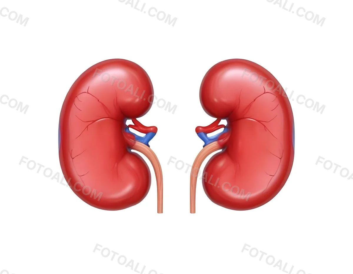 3d Model Two Red Kidneys With Blue And Red Veins On A Red Background Figure Octane Render Volumetric Highly Detailed Videogame Aesthetic 32 0256