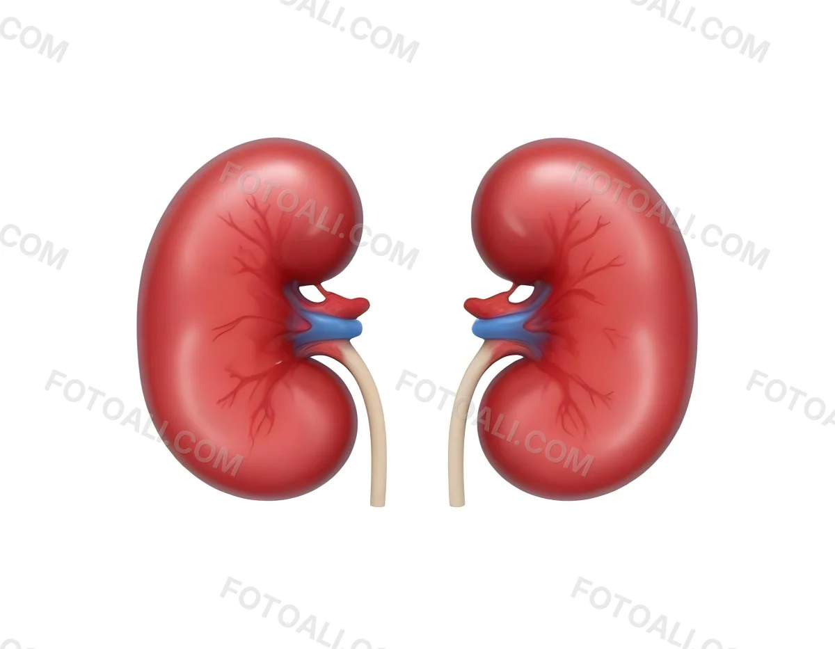 3d Model Two Red Kidneys With Blue And Red Veins On A Red Background Figure Octane Render Volumetric Highly Detailed Videogame Aesthetic 33 Ed12
