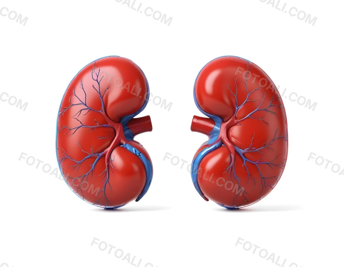 3d Model Two Red Kidneys With Blue And Red Veins On A Red Background Figure Octane Render Volumetric Highly Detailed Videogame Aesthetic 9 4b73