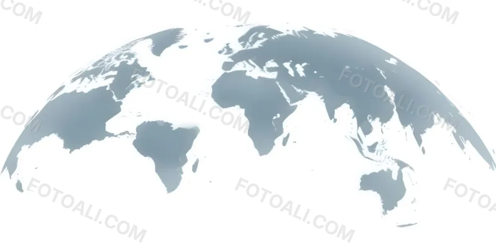 3d Model World Map With Continents In Gray And White Centered On Africa And Europe With A Curved Perspective Simple And Minimalist Design Figure Octane Render Volumetric Highly Detailed Videogame Aesthetic 27 A5f1