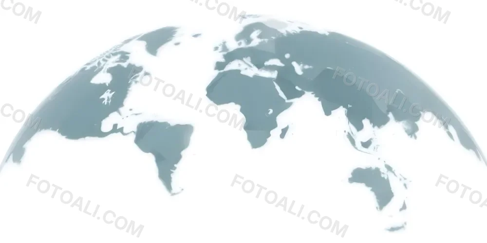 3d Model World Map With Continents In Gray And White Centered On Africa And Europe With A Curved Perspective Simple And Minimalist Design Figure Octane Render Volumetric Highly Detailed Videogame Aesthetic 41 9254