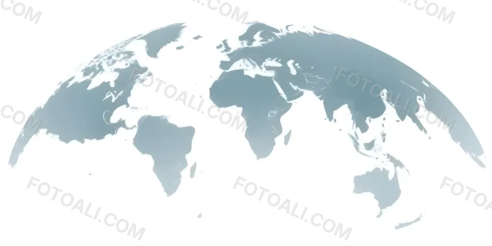 3d Model World Map With Continents In Gray And White Centered On Africa And Europe With A Curved Perspective Simple And Minimalist Design Figure Octane Render Volumetric Highly Detailed Videogame Aesthetic 42 7eb5