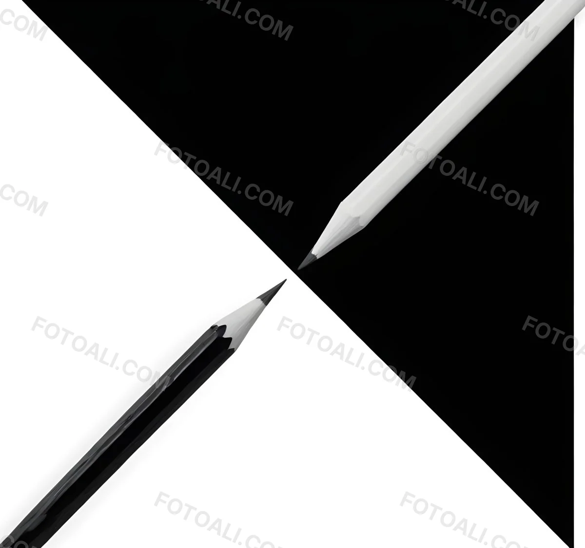 A Black And White Pencil Crossing Each Other In The Middle Of A Black And White Background 36 Ad6b