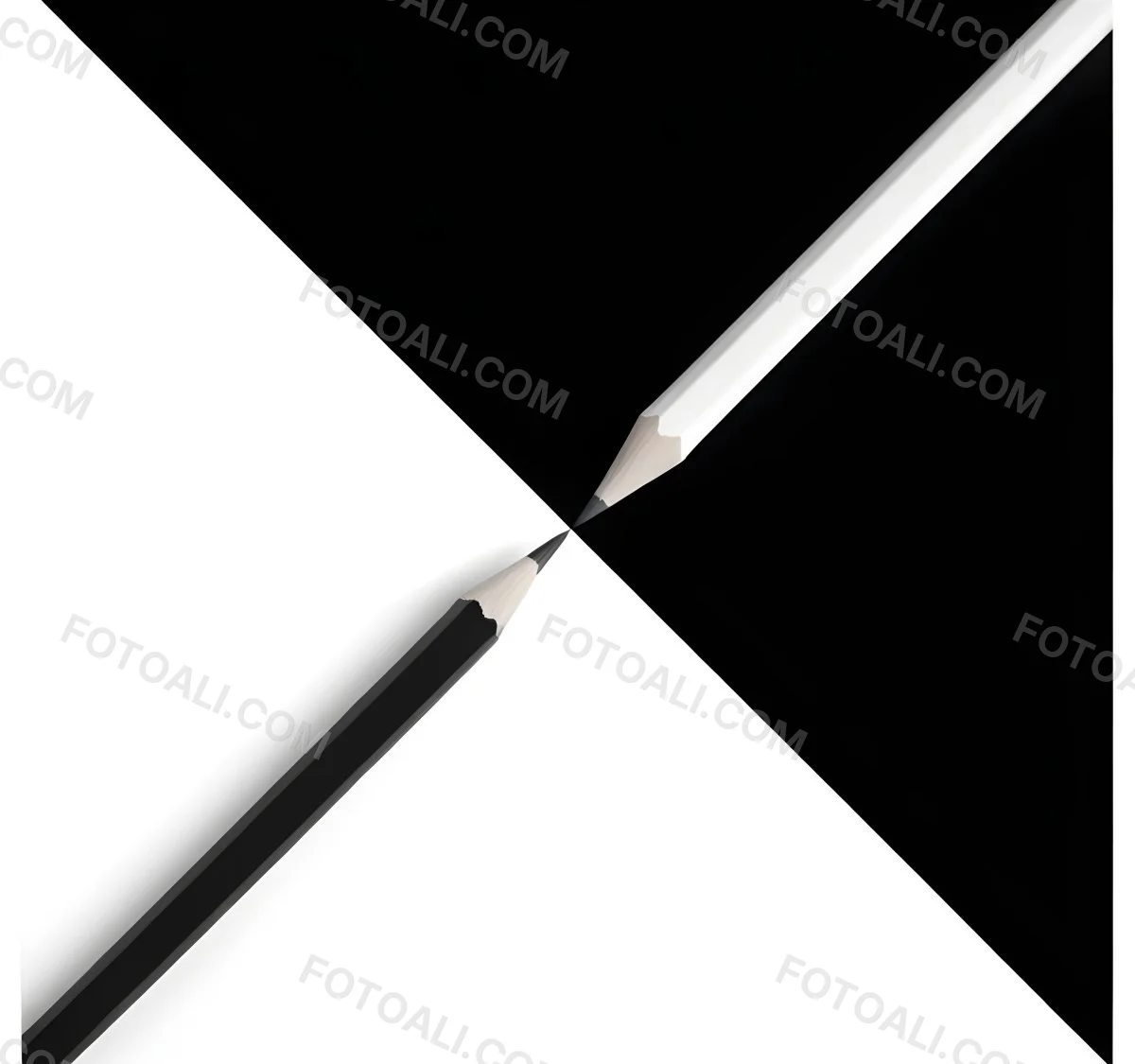 A Black And White Pencil Crossing Each Other In The Middle Of A Black And White Background 37 E3aa