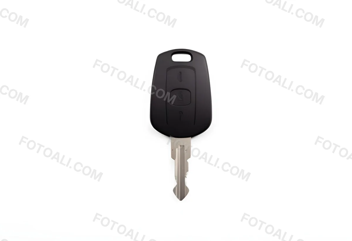 A Black Car Key With A Plastic Head A Silver Car Key With A Metal Head 2 4aee