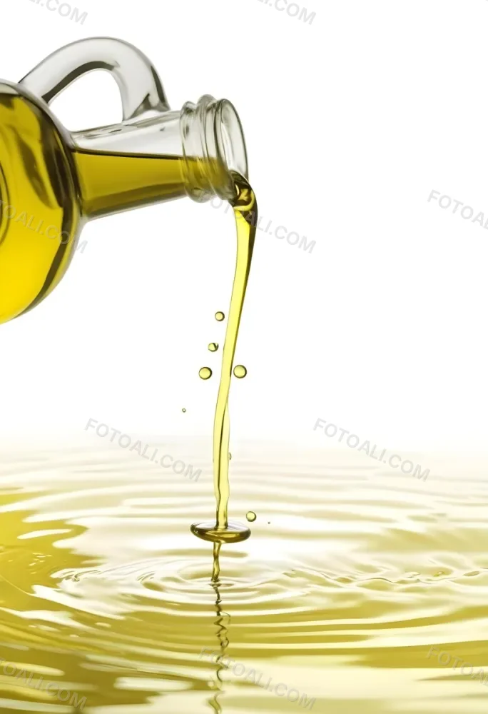 A Bottle Pouring Yellow Liquid Creating A Splash And Ripple Effect In The Water 12 773f