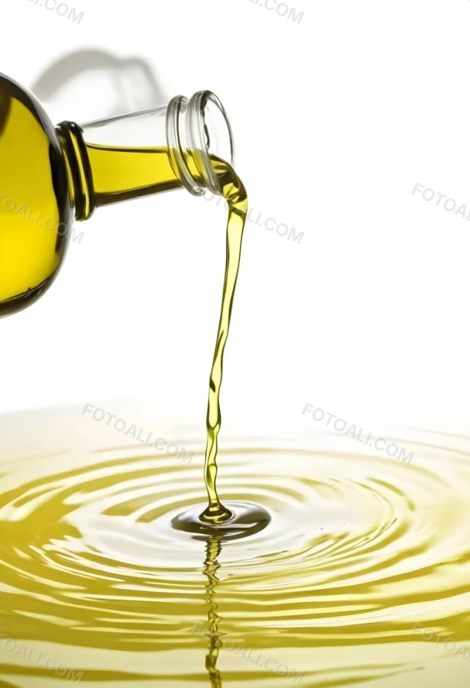 A Bottle Pouring Yellow Liquid Creating A Splash And Ripple Effect In The Water 4 Cf1f
