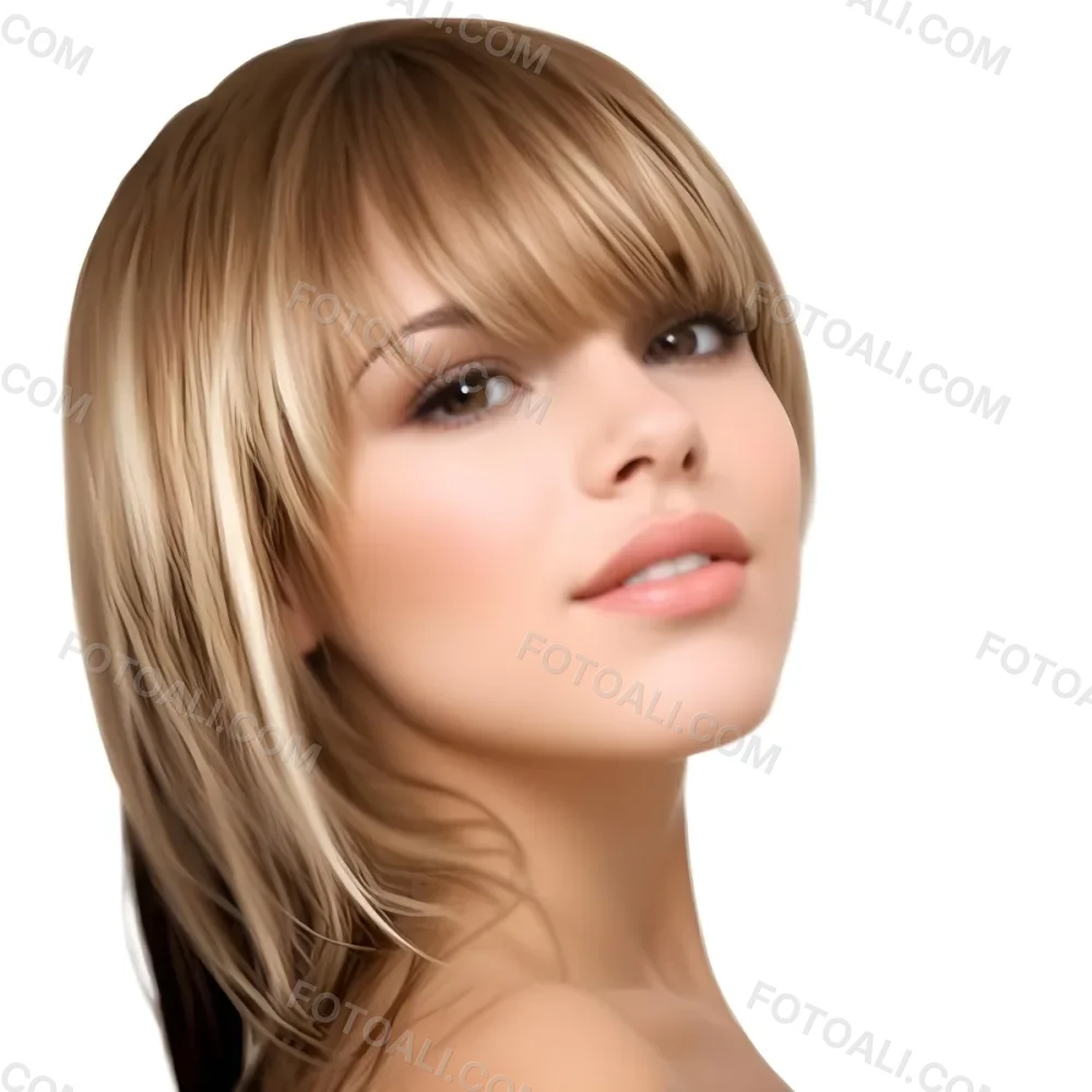 A Caucasian Woman 23 Years Old Light Skin Brown And Blonde Hair White Background 9 9e2d