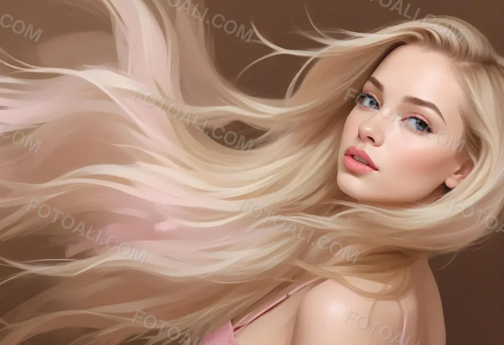 A Caucasian Woman 25 Years Old With Long Blonde Hair Light Skin And Light Pink Lips In A Studio With A Neutral Background 39 8091