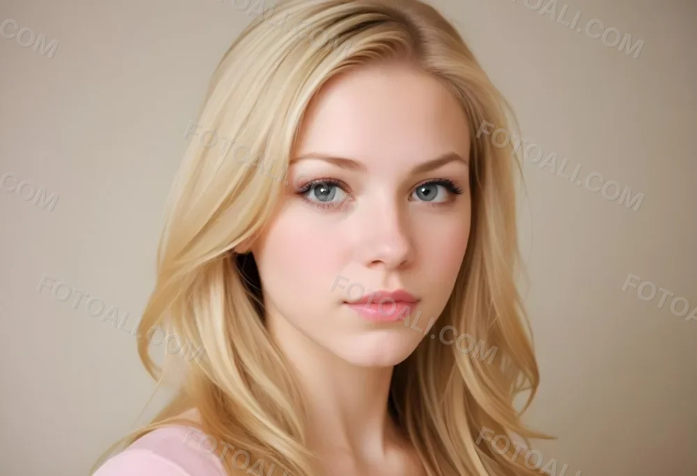 A Caucasian Woman 25 Years Old With Long Blonde Hair Light Skin And Light Pink Lips In A Studio With A Neutral Background 8 Eb33