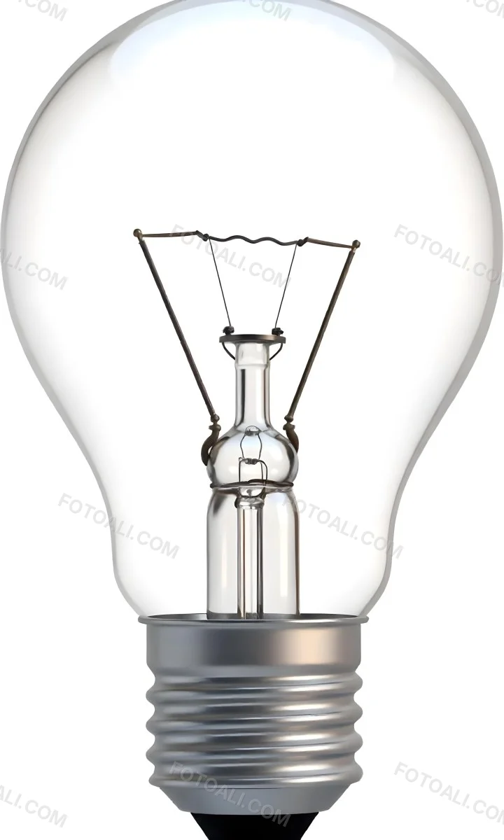A Clear Light Bulb With Visible Filament And Internal Components Set Against A Plain White Background Showcasing A Clean And Minimalist Design 18 8d6f