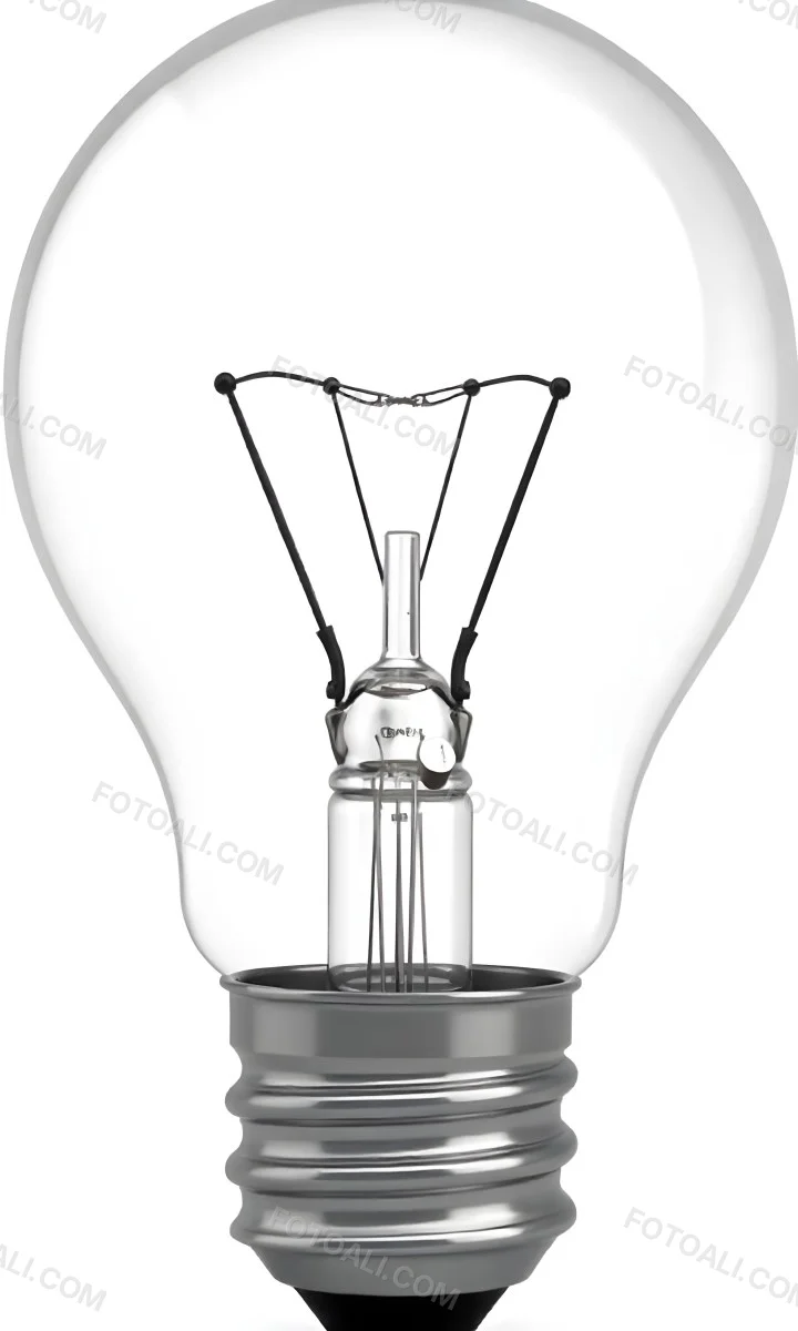 A Clear Light Bulb With Visible Filament And Internal Components Set Against A Plain White Background Showcasing A Clean And Minimalist Design 20 Ed87