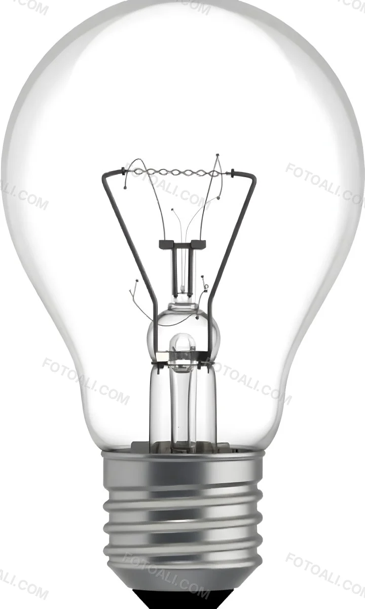 A Clear Light Bulb With Visible Filament And Internal Components Set Against A Plain White Background Showcasing A Clean And Minimalist Design 24 8e35