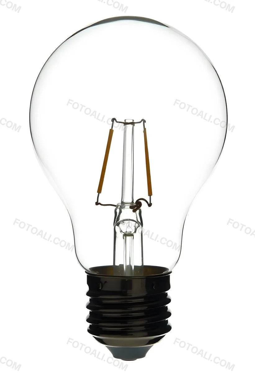 A Clear Light Bulb With Visible Filament And Internal Components Set Against A Plain White Background Showcasing A Clean And Minimalist Design 40 3751