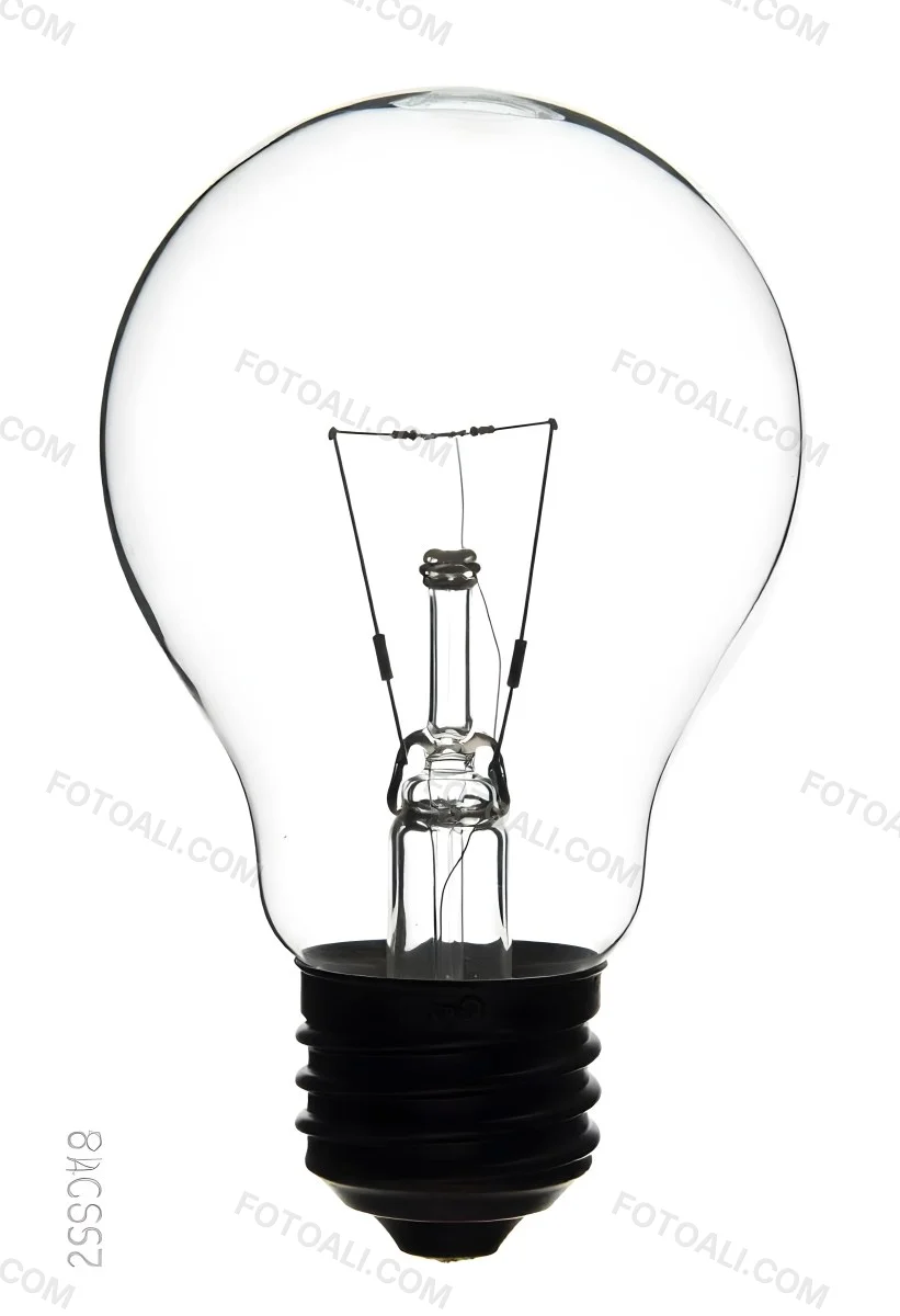 A Clear Light Bulb With Visible Filament And Internal Components Set Against A Plain White Background Showcasing A Clean And Minimalist Design 46 9888