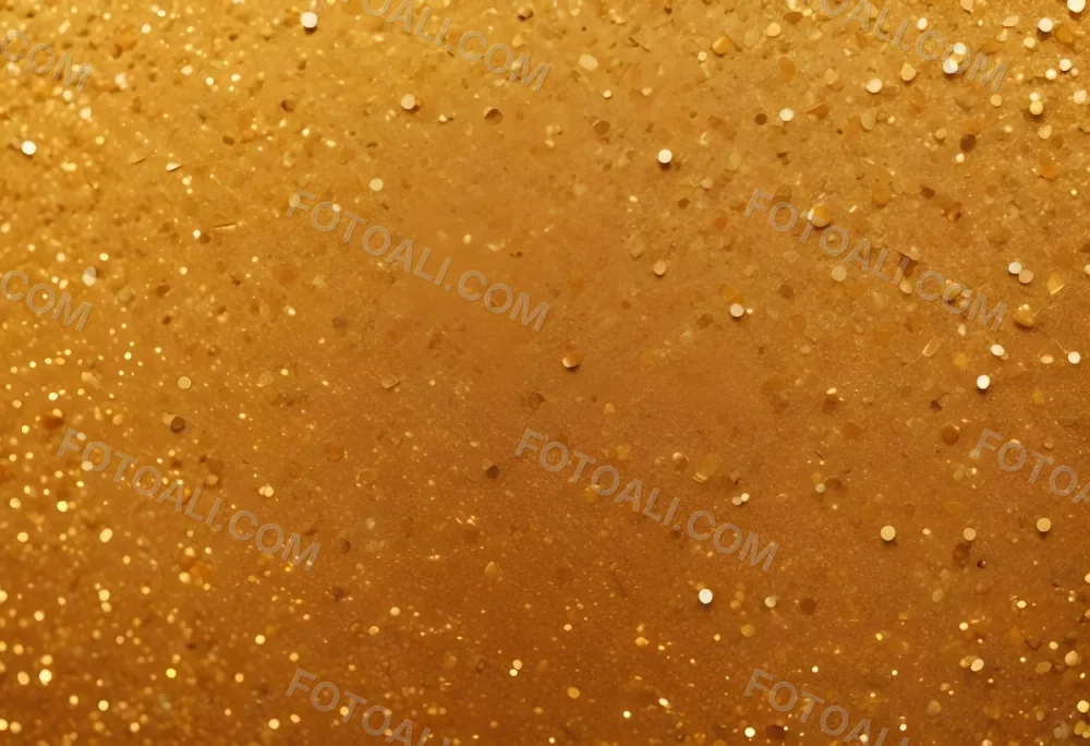 A Close Up Image Of A Golden Glittery Surface With A Textured Granular Appearance 28