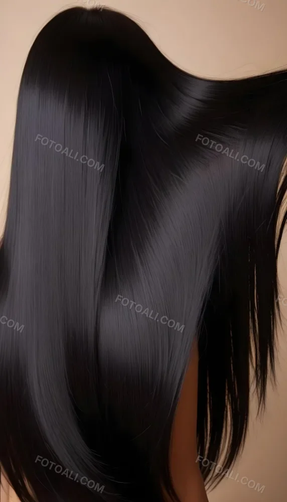 A Close Up Image Of Long Straight Black Hair With A Glossy Shiny Appearance 2 A67c