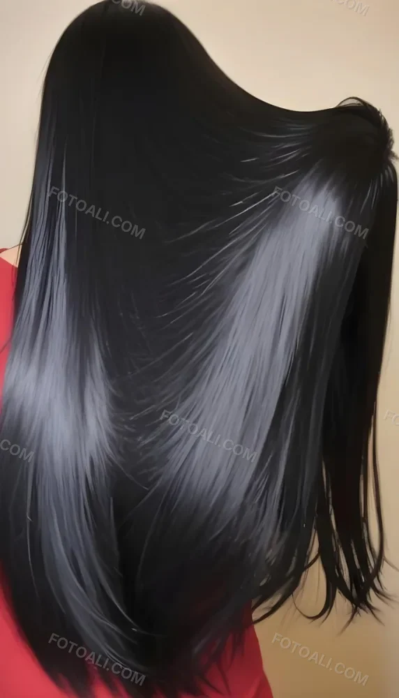 A Close Up Image Of Long Straight Black Hair With A Glossy Shiny Appearance 3 Cbc6