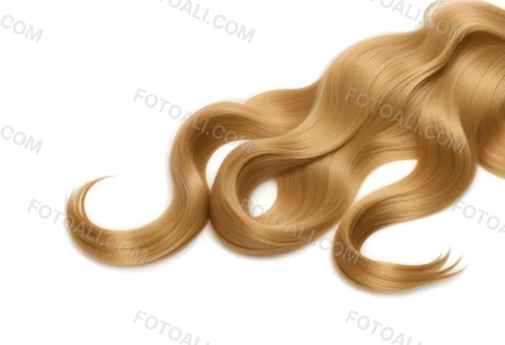 A Close Up Image Of Long Wavy Golden Blonde Hair 7