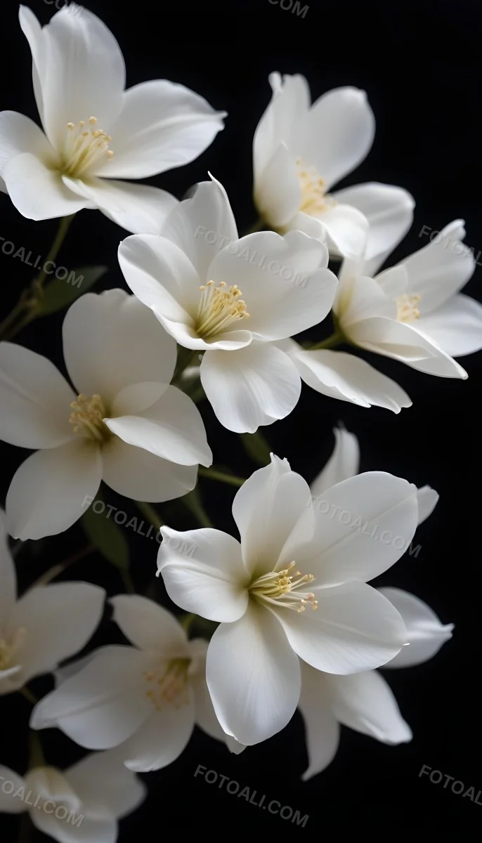 A Close Up Of A White Lily Flower With Delicate Translucent Petals Against A Dark Background 52 05c1