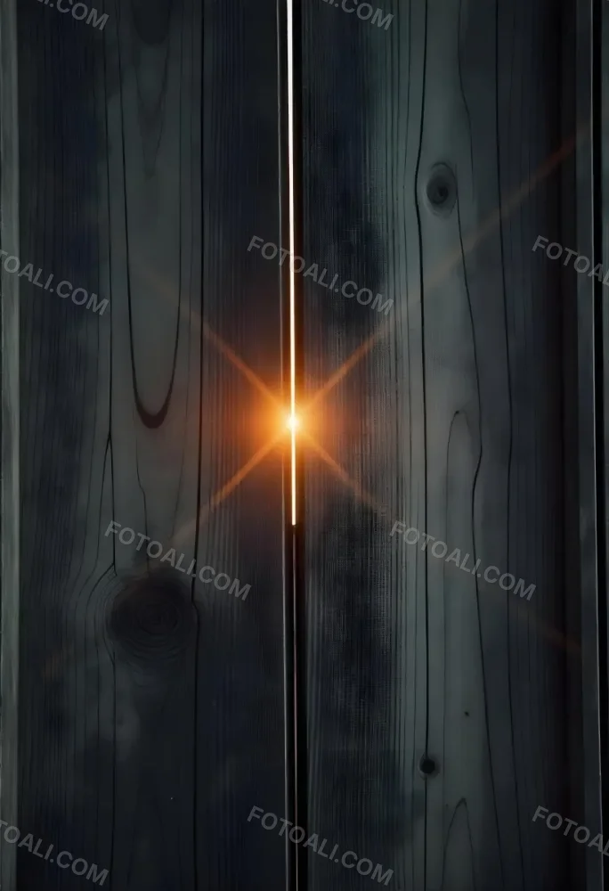 A Crack Between Two Old Wooden Planks With A Bright Light Shining Through Creating A Warm Glow Rustic Texture And Aged Appearance 2 F199