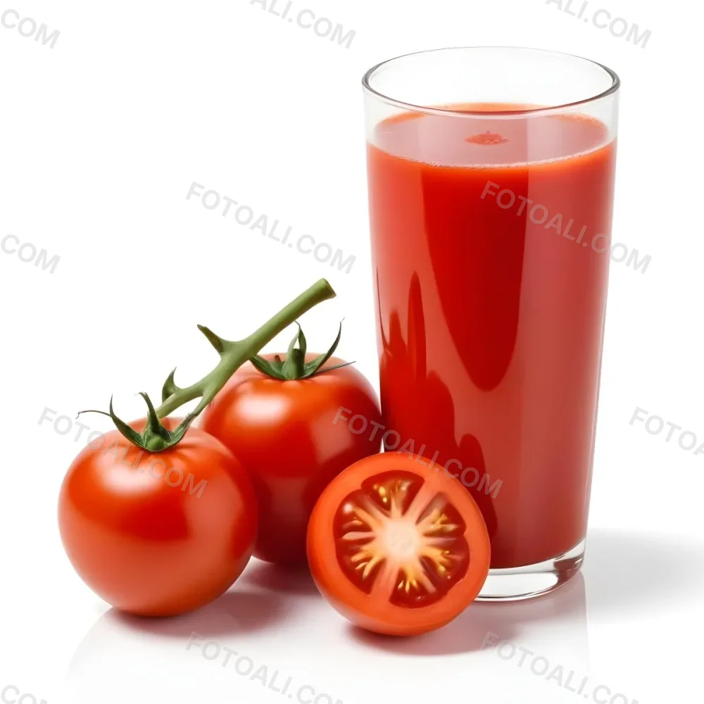 A Glass Of Fresh Tomato Juice With Whole Tomato 6 Cc01