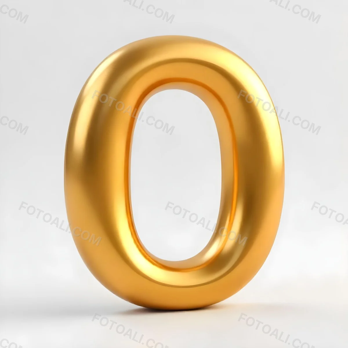 A Golden Letter O Shiny And Reflective Casting Soft Shadows On A White Background Simple And Elegant Design Smooth Surface Rounded Edges Luxurious Appearance 28 C59e