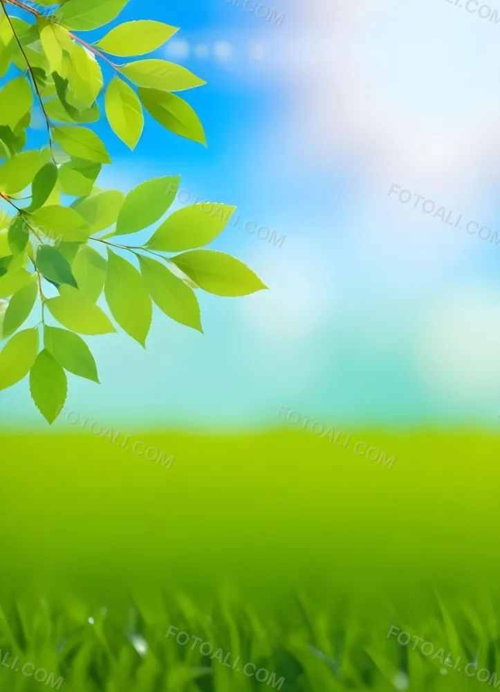 A Green Field With Yellow Flowers And A Yellow Fence With A Yellow Sky Yellow Clouds A White Sun And Some Birds In The Background 2 F426