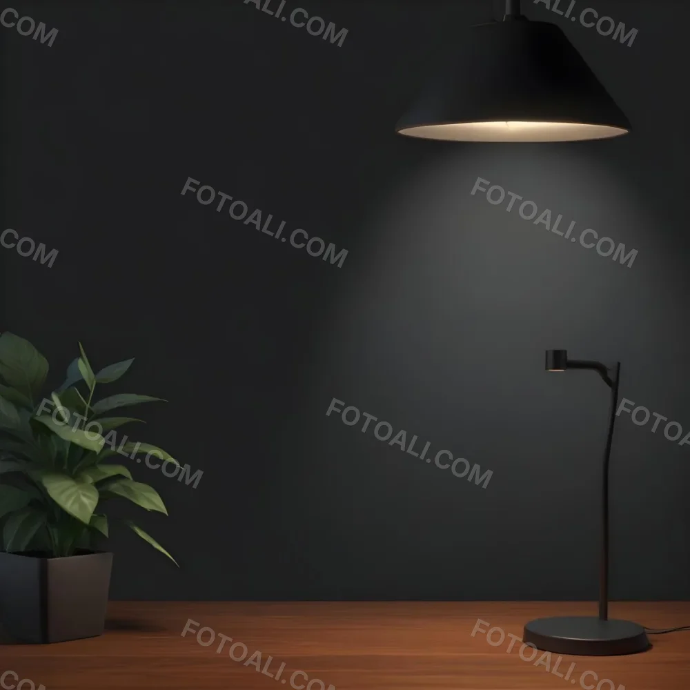 A Green Plant In A White Pot On A Wooden Table A White Curtain In The Foreground A Gray Sofa In The Background In A Living Room 50 Fb33