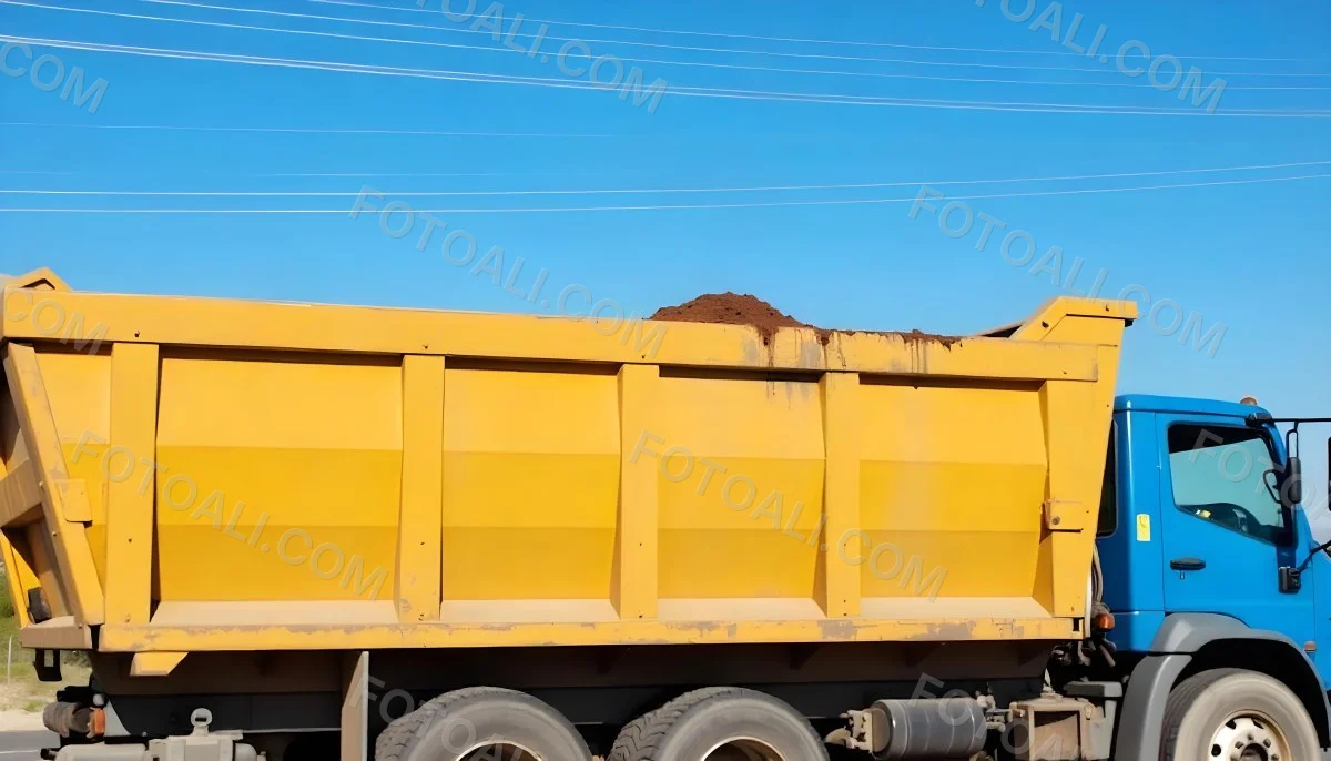 A Long Silver Truck On The Road The Trailer Is Reflective Like A Mirror Sunset Sky In The Background 596 0ce3