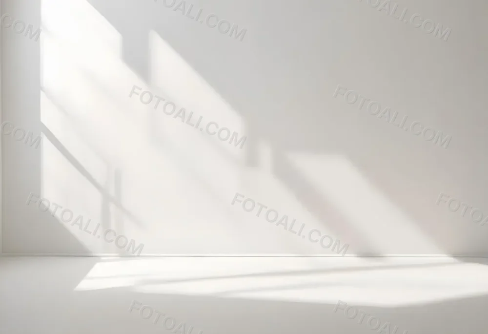 A Minimalist White Background With Soft Blurred Shadows Creating A Serene And Calming Atmosphere 2 E997
