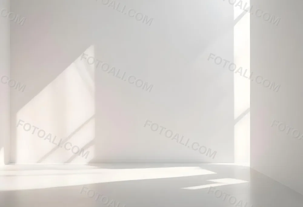 A Minimalist White Background With Soft Blurred Shadows Creating A Serene And Calming Atmosphere 4 F107